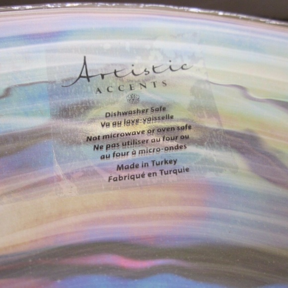 ARTISTIC ACCENTS Dining Artistic Accents Iridescent Glass Dinner